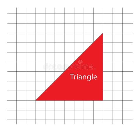 Triangle In Graph Vector Illustration Stock Vector Illustration Of