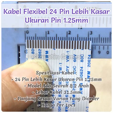Jual Kabel Flexibel Pin Lebih Kasar Model Panjang Varian Jarak