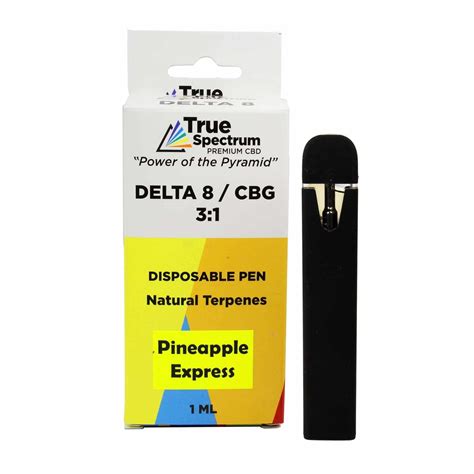 Delta 8 Disposable Vape Pen Pineapple Express True Spectrum CBD Store