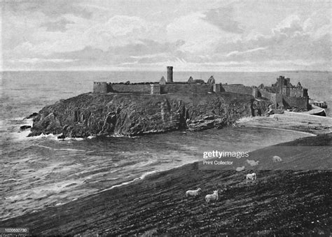 St Patricks Island Peel Isle Of Man Circa 1896 From Pictorial