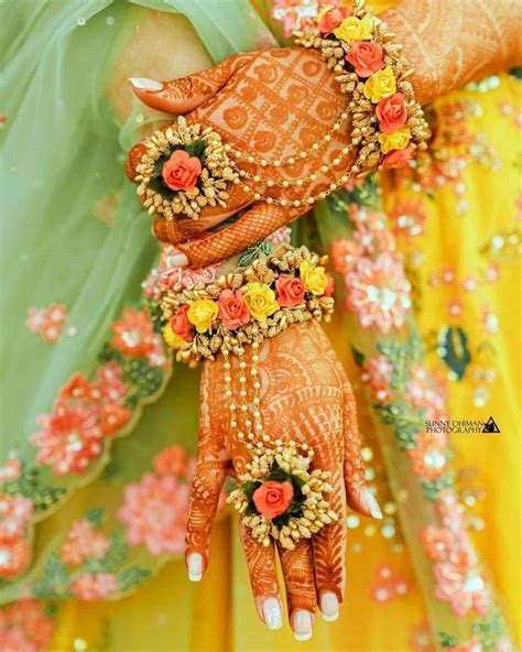 Buy Multi Color Floral Jewellry For Bridal Necklaceearringshathphool
