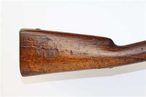 French Mutzig Arsenal Model 1822 Flintlock Musket Candr Antique 003