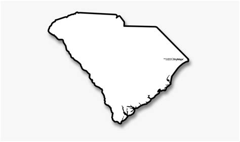 South Carolina South Carolina Map Png Free Transparent Clipart