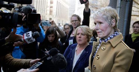 E Jean Carroll Trump Accuser Seeks To Bar Justice Dept From Case