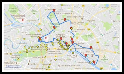 Large Detailed Hop On Hop Off Bus Tourist Map Of Berl