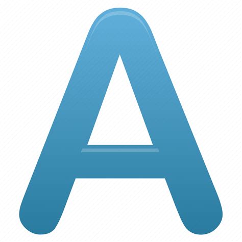 A Blue Letter Letters Icon Download On Iconfinder