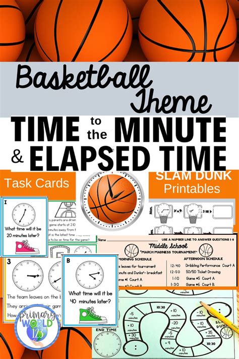 Games will tip off both friday and saturday at 12:15 p.m. March Madness Math- Elapsed TIme and TIme to the Minute in ...