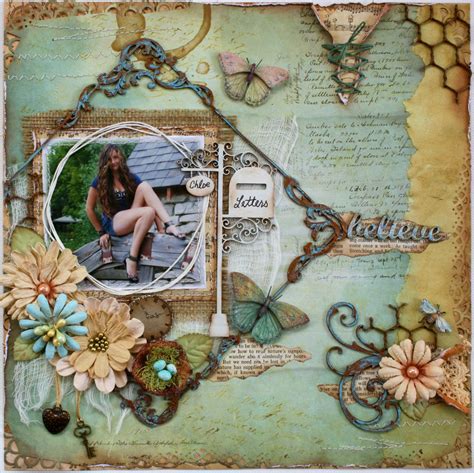Such A Pretty Mess Another Layout In Australian Scrapbook Ideas Magazine