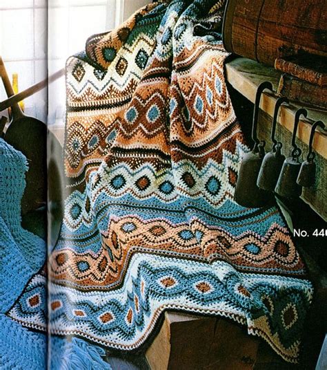 Offering A Vintage Instant Pdf Crochet Pattern To Make A Pretty Navajo
