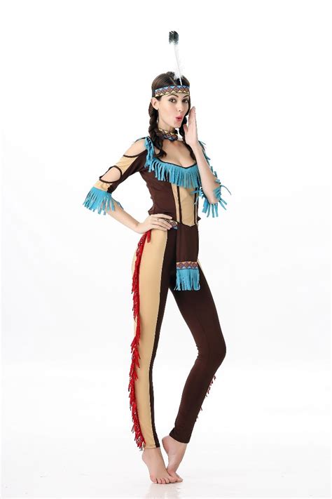 Free Shipping New Halloween Adult Sexy Women Ancient Indian Style