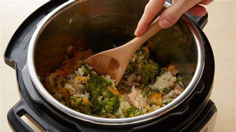 Cooking spray isn't an ingredient but it is used to prevent sticking. 5-Ingredient Instant Pot® Cheesy Chicken, Broccoli and ...