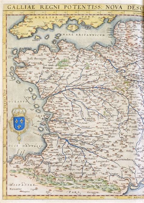 Theatrum Orbis Terrarum Abraham Ortelius Antwerp 1570 Burghley
