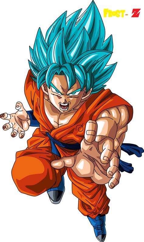Goku Super Saiyan Blue By Frost Z Dragon Ball Z Dragon Ball Tattoo