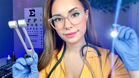 Asmr Physical Exam Medical Roleplay Muscles Eye Exam And Ear Exam