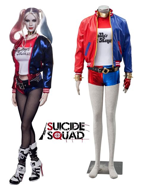 Suicide Squad Harley Quinn Cosplay Costume Tailor Made-in Anime