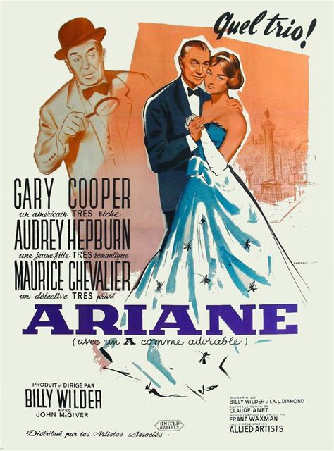 Ariane 1957 Audrey Hepburn Y Gary Cooper En La Comedia Romántica De