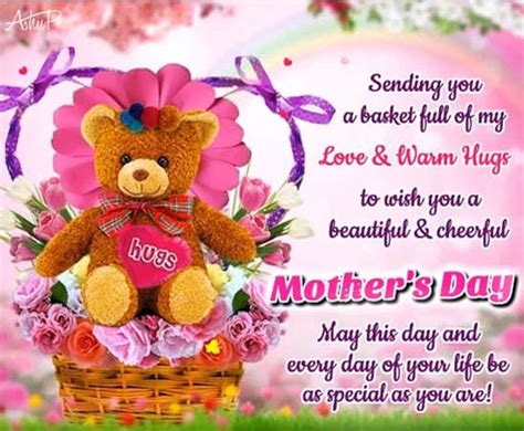 Cheerful Mothers Day Hugs And Wishes Free Happy Mothers Day Ecards 123 Greetings