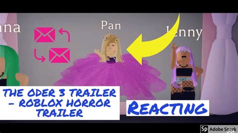 Reacting To The The Oder 3 Trailer Roblox Horror Trailer Youtube