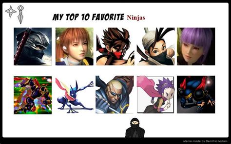 My Top 10 Favorite Ninjas By Artdog22 On Deviantart