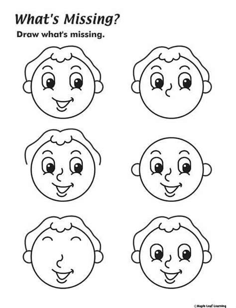 Face Worksheets For Kindergarten Ingles Para Preescolar El Cuerpo