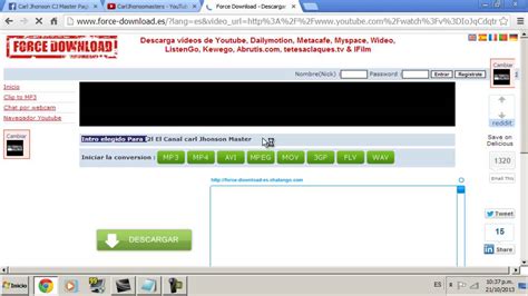Elegir el formato de audio o video. Descargar Musica o Videos Gratis Facil Y Rapido [Force ...