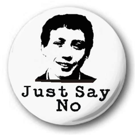 zammo just say no 25mm 1 button badge novelty cute grange hill ebay