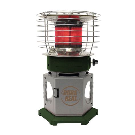 For heating your garage, you can look for a small space heater that will plug into a. Dura Heat Portable 360° Indoor/Outdoor Propane Heater ...