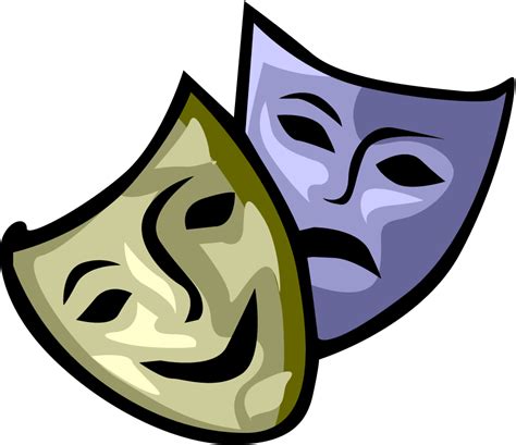 Images Of Theater Masks Clipart Best