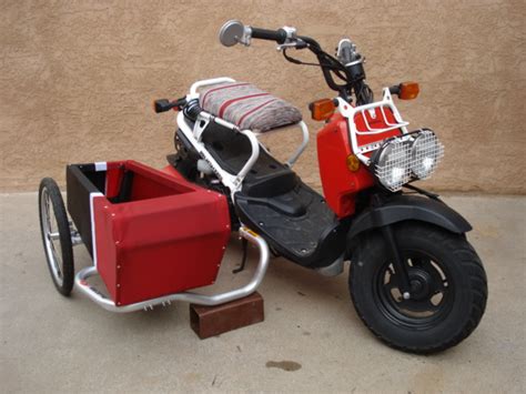 Motorcycle 74 Scooter Sidecar Dog Home Made