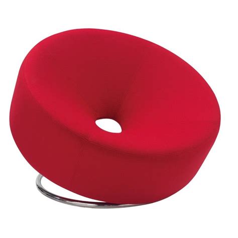 Contemporary red doughnut chair PD-056 | Contemporary chairs, Chair ...