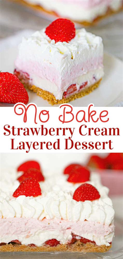 No Bake Strawberry Cheesecake Lasagna Dessert The Baking Chocolatess