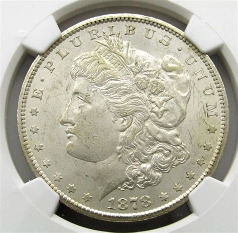1878 Cc Morgan Silver Dollar Ngc Ms 62