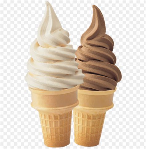 It Also Contains A Ton Of Emulsifiers And Stabilizers Soft Serve Ice Cream Cone Png