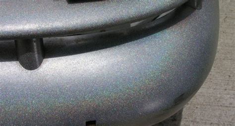 Silver Holographic Metal Flake Paint With Pearl
