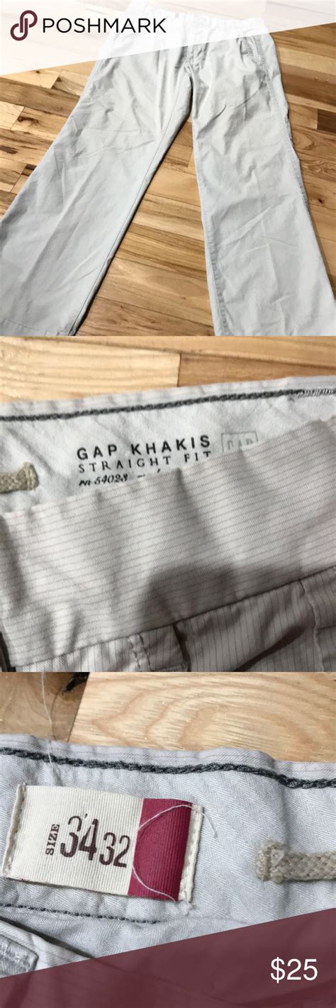 Euc Gap Striped Khaki 34 X 32 Casual Khaki Pants Fun Pants Mens