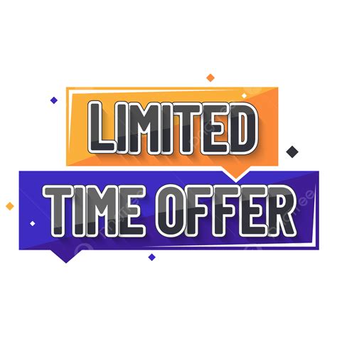 Limited Time Offer Wide Banner Limited Time Offer Png And Vector