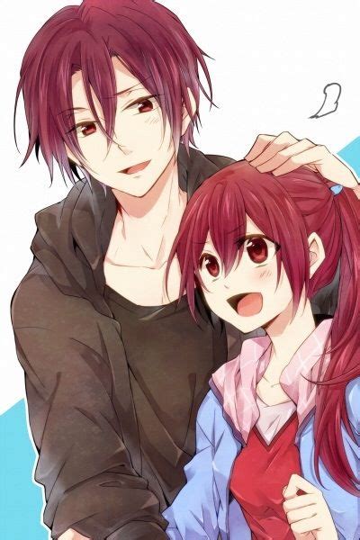 Rin Matsuoka Frere Et Soeur Cheveux Rouges Manga Image Manga