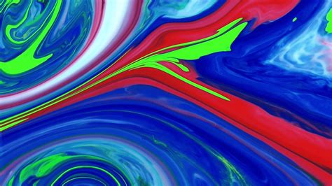 Red Blue Green White Mixed Paint Liquid Stains Hd Liquid Wallpapers
