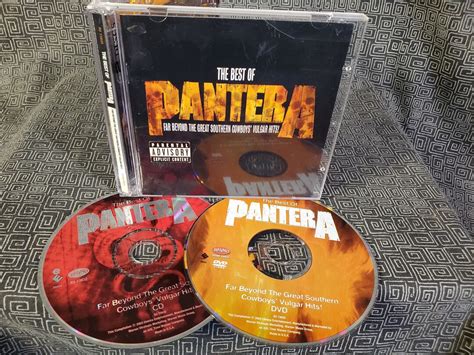 Pantera Cd And Dvd Set Greatest Hits Cowboys From Hell Etsy
