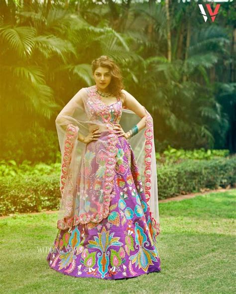 Check Out Kajal Aggarwals Looks In Bridal Lehengas For A Photoshoot