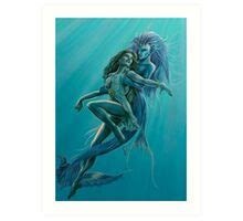 Mermaid Rescue By Rob Carlos By Mrscolorsmith Redbubble