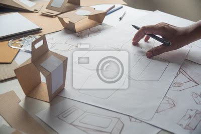 Obraz Architekt Projekt Dzia Aj Cy Rysunek Szkic Plany Plany I