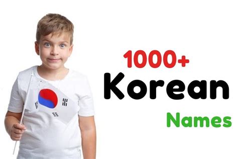 Korean Names For Boys And Girls Korean Styles