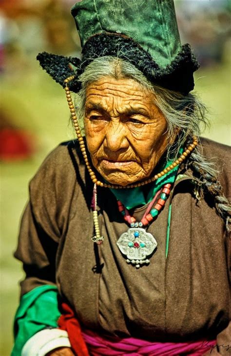 Old Woman From Ladakh By Yves B On 500px Old Women Women Festival