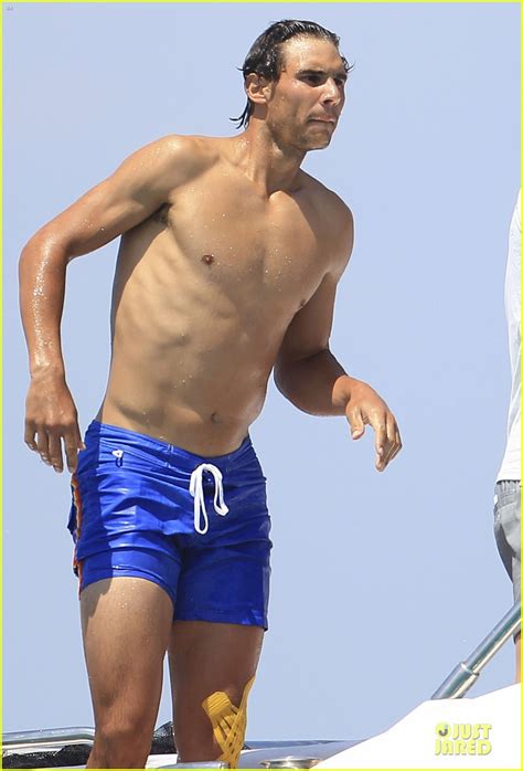 Rafael Nadal Shirtless Ibiza Vacation With Maria Francisca Perello