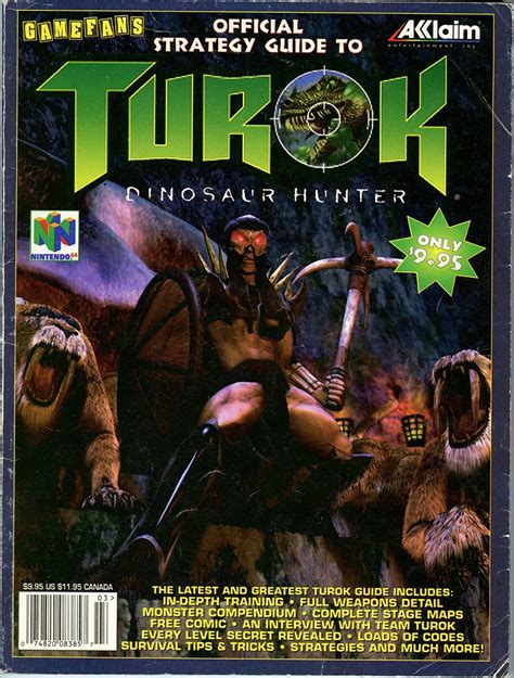 Turok Dinosaur Hunter Strategy Guide GameFan Guides Retromags Community