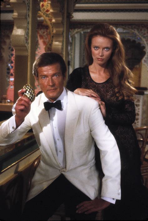 kristina wayborn and roger moore james bond girls james bond actors 007 james bond james bond