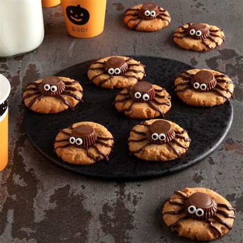 Halloween Peanut Spider Cookies Recipe How To Make It