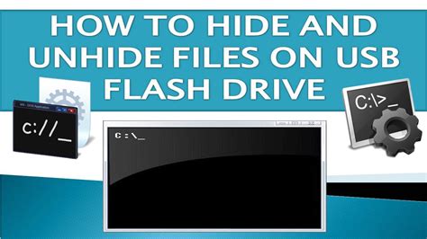 How To Hide And Unhide Files In Usb Flash Drive Youtube