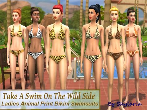 Herrlich Flut Zusammen Sims Leopard Bikini Depotbank Bermad Lebhaft